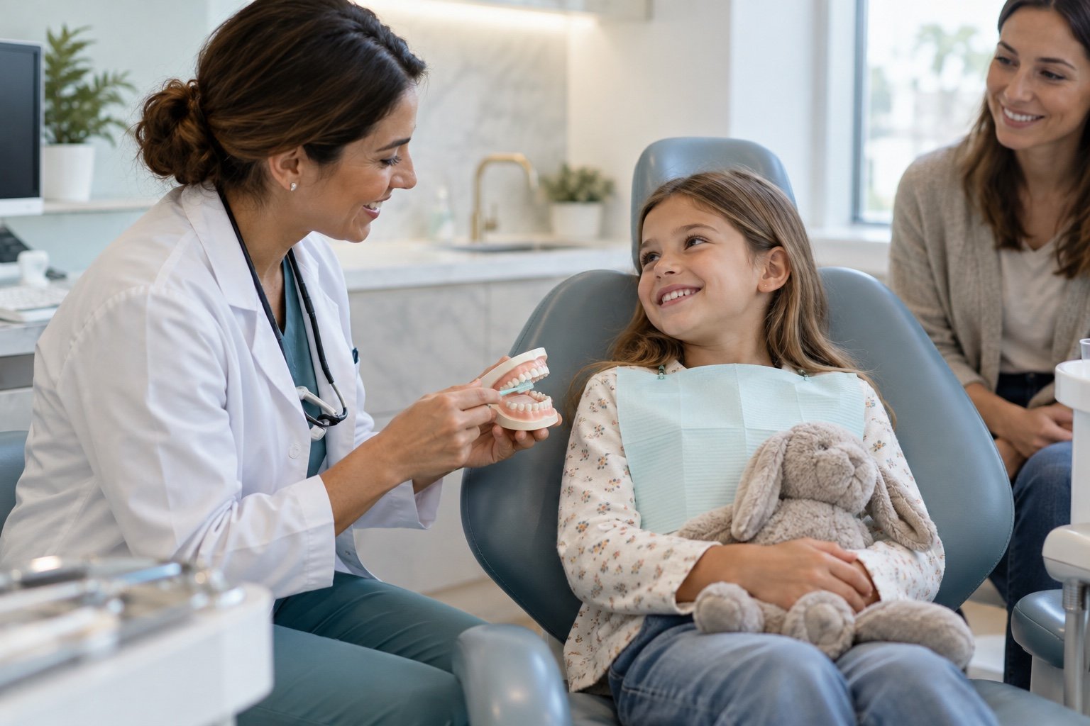 Visita d’odontopediatria en un entorn amable